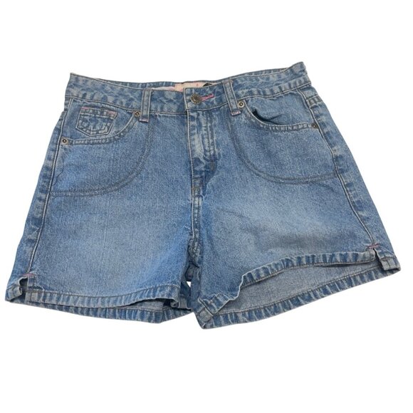 Arizona Jean Co. Girls Denim Shorts Size 12 Regular Blue - Picture 1 of 4